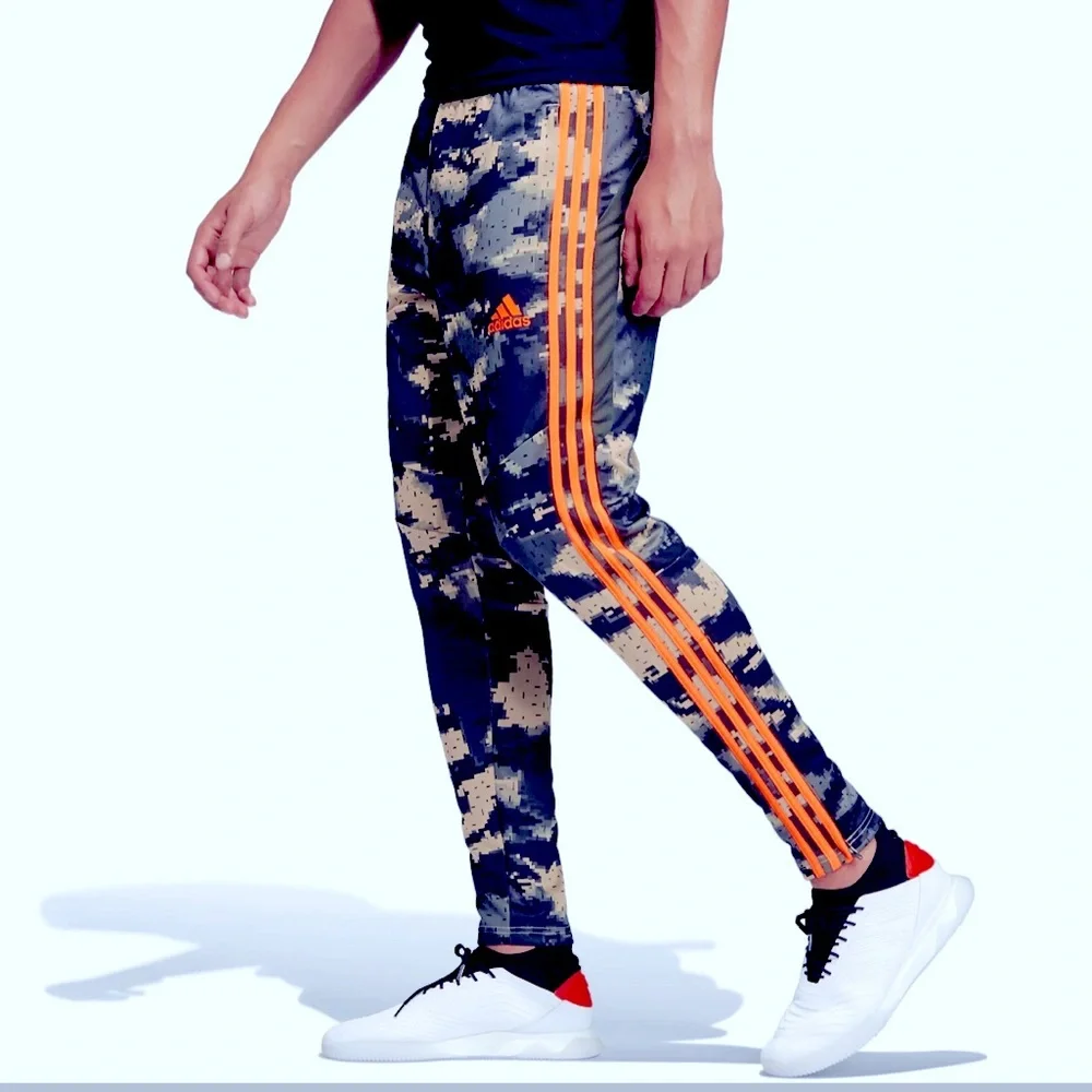 adidas Camouflage Street Style Big Boys Skinny Training Pants - Picture 1 of 14